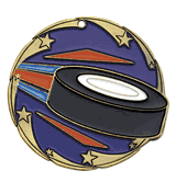 2 1/2" Color Medals - Hockey