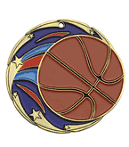 2 1/2" Color TC Series Medals - Basketball