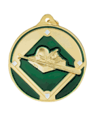 2 1/2" Medals - Baseball / Softball Design with Neck Ribbon