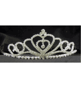 2 1/2" Rhinestone Prom Tiara