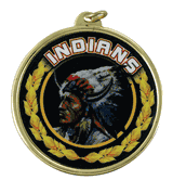 2 1/4" Indians Medal