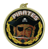 2 1/4" Pirates Medal