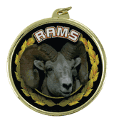 2 1/4" Rams Medal - TM Series