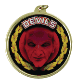 2 1/4" Red Devils Medal