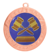 2 3/4" T-Series Medal with Bronze Frame: Debate