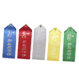 2" x 6" Printed Place Ribbons (Card & String)