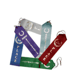 2" x 8" Stock Award Ribbons (Card & String)