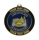 Academic Excellence Insert Medal with Personalized Rim