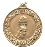 Achievement Torch: 2" Olympic Style Medals