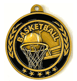 Classic Antique Gold Medal: Basketball