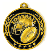 Classic Antique Gold Medal: Football