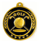 Classic Antique Gold Medal: Golf