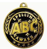 Classic Antique Gold Medal: Spelling