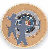 Archery Medal Insert (Etched, 516088)