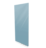 Aria Low Profile Magnetic Glass Board, 10'H x 4'W, Denim