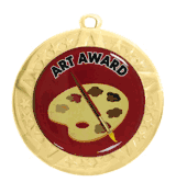 Epoxy Dome Insert Medal: Art