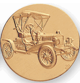 Auto Antique Litho Medal Insert