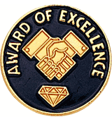 Award Of Excellence Lapel Pin (BR Series)