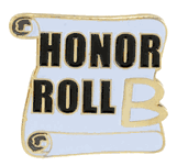 B Honor Roll Pin