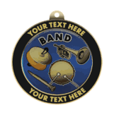 Band Insert Medal with Personalized Rim