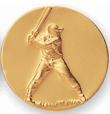 Baseball Batter (502811) Litho Medal Insert