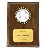 Baseball Holographic Plaque