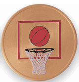 Basketball (492841) Litho Medal Insert