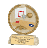 Basketball Cast Stone Series Trophy