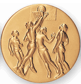 Basketball (Female) Litho Medal Insert