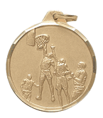 Basketball Medal, Male (1 1/4")