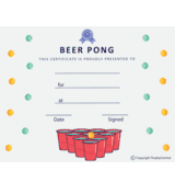 Beer Pong Free Template