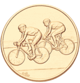 Bicycle Litho Medal Insert