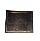 Black Marble Certificate Plaque - Silver Frame