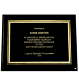 Black Piano Plaque (10x8)