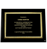 Black Piano Plaque (12x9)