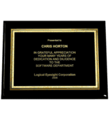 Black Piano Plaque (9x7)