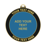 Blank Medal with Personalized Front Rim For Event Name