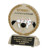 Bowling Cast Stone Trophy