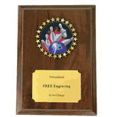 Bowling Pins Holographic Plaque