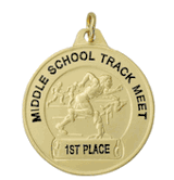 Boys Track Medals with Front Imprint