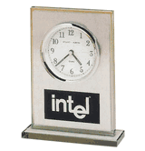 Brushed Aluminum Clock