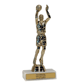 Budget Award Trophy with Basketball Figure