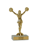 Budget Cheerleading Award Trophy