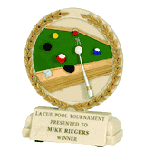 Cast Stone Billiards Trophy