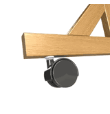 Casters for Wood Frame Reversibles, 4-Count