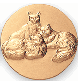 Cats Litho Medal Insert