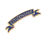 Chenille CITIZENSHIP Pins