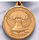 Citizenship Medals, Outstanding Citizen (1 1/4")