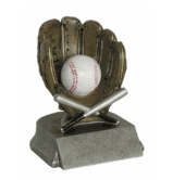 Classic Line Trophies - Baseball Glove and Ball