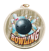 Color Medals (2 3/16 Inch) - Bowling